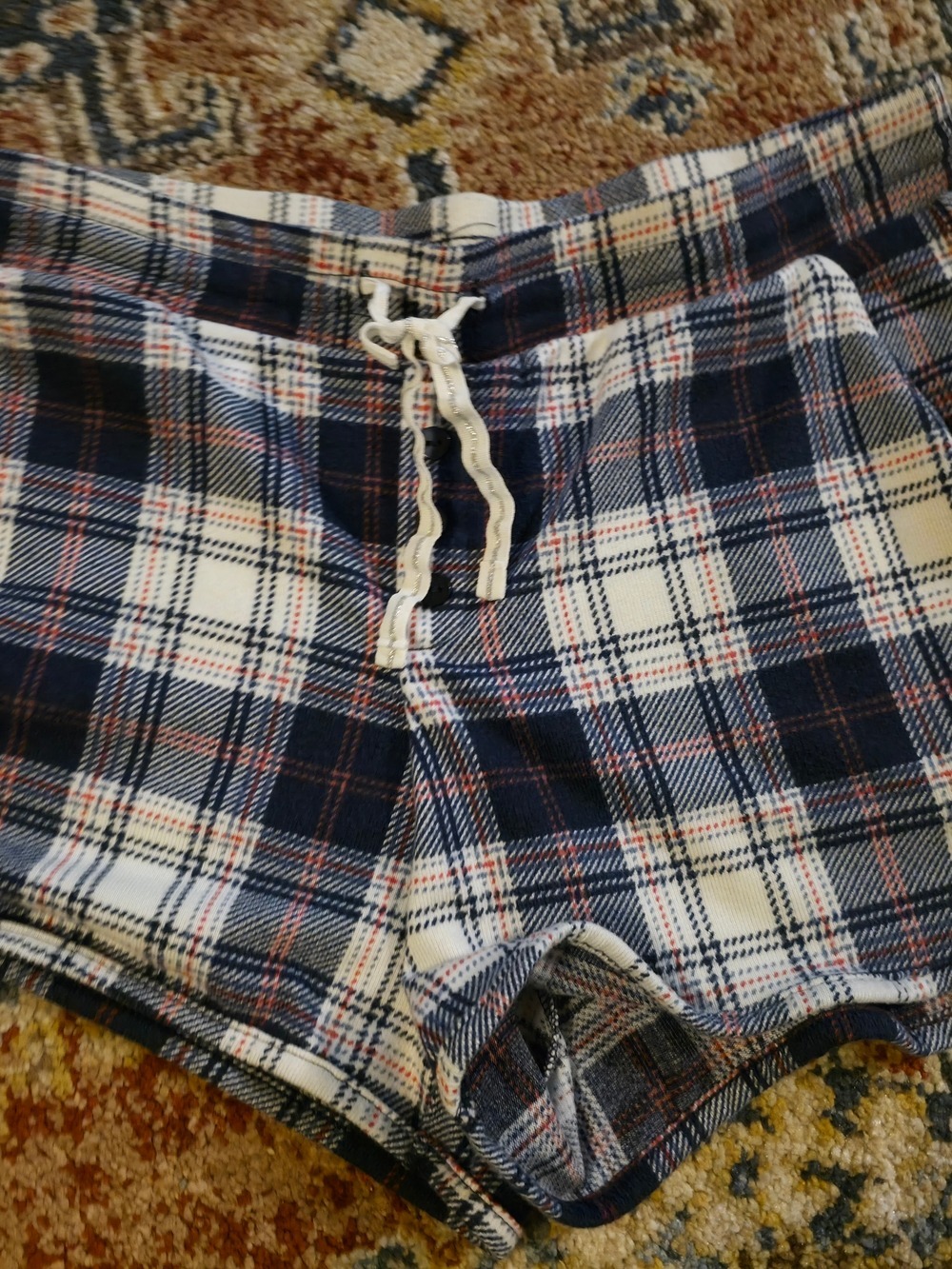 Free With Purchase! Very Soft La Vie En Rose Plaid Lounge Shorts